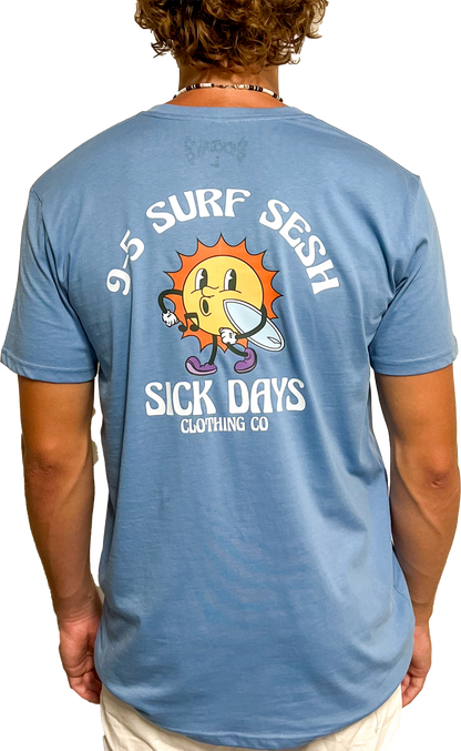 9-5 Surf T-Shirt Carolina Blue